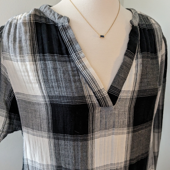 Old Navy Black and White Plaid Dress - Picture 3 of 8